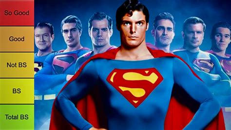 Ranking Every Live Action Superman Tier List Youtube