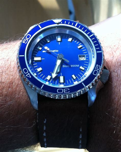 :: Custom Seiko SKX 007 or 009 with blue SOXA dial :: | Seiko diver ...