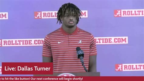 Dallas Turner Interview ahead of Texas A&M | Alabama Football | Dallas ...