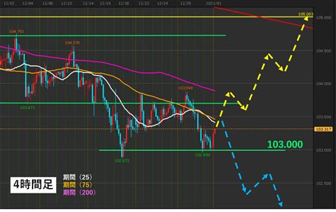 【ドル円相場分析】ドル円相場観測vol69【20210103】 Map Out Put