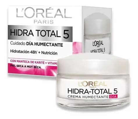 Crema Humectante Dia Loreal Hidra Total Con Filtro Uv