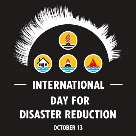 International Day For Disaster Reduction October Premium Ai