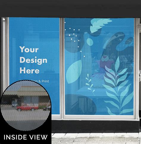 Perforated Vinyl for Windows - Signs in the Making