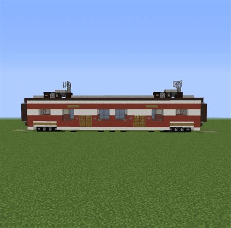 Modern Passenger Train Wagon - Blueprints for MineCraft Houses, Castles ...