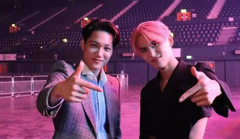 SF9s Taeyang Snaps Photos With EXOs Kai JazmineMedia