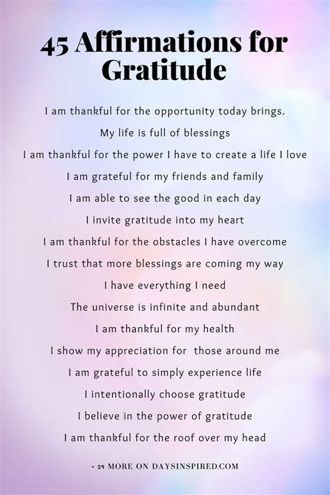 45 Affirmations For Gratitude To Kickstart Your Daily Gratitude