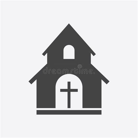 Church Sanctuary Vector Illustration Icon Stock Vector Illustration