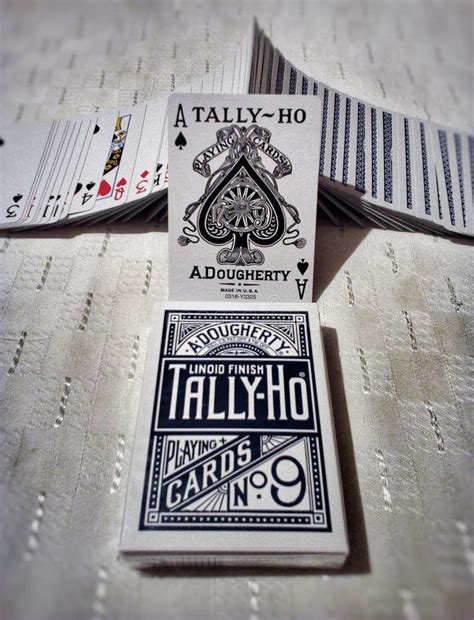 Tally Ho Playing Cards Editorial Photo Image Of Cards 175214531