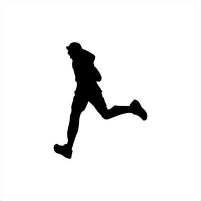 Boy Running Silhouette Vector Art, Icons, and Graphics for Free Download