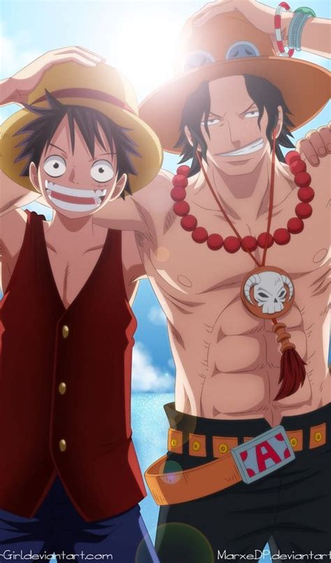 Monkey D Luffy Portgas D Ace Wallpeper Wallpaper Ace And Luffy