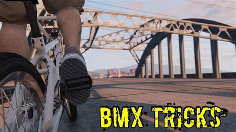 Gta Bmx Freestyle Gta V Bmx Stunts Montage Youtube