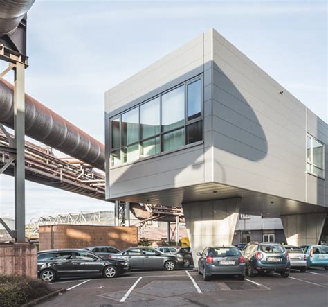 Verbindungssteg Stahlwerk Voestalpine Ag Linz Architekt Wolfgang