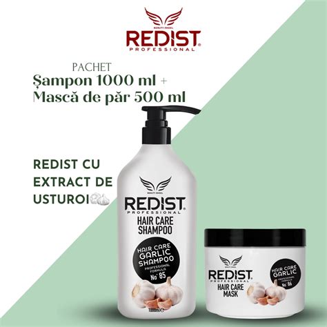 Set Profesional Anti Caderea Si Cresterea Parului Cu Extract De Usturoi