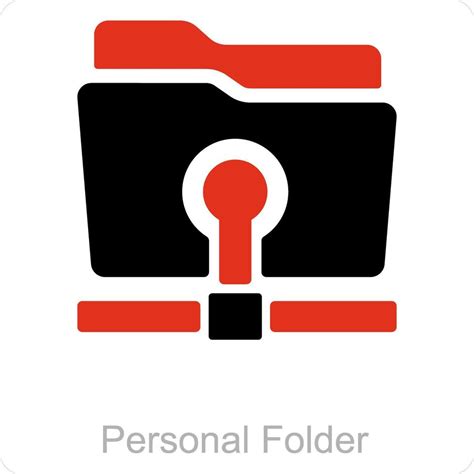 Personal Folder and Folder icon concept 38822887 Vector Art at Vecteezy