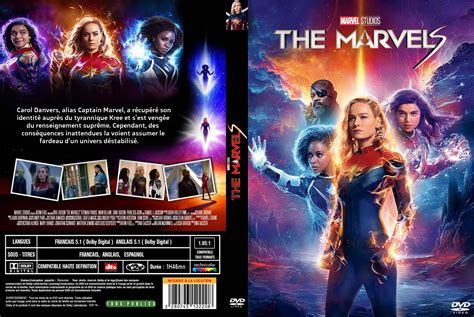 Jaquette DVD de The Marvels custom Cinéma Passion