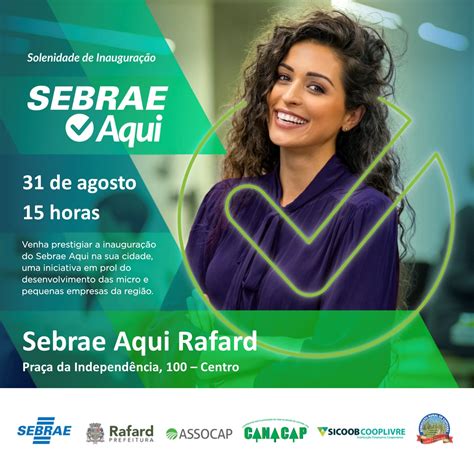 Inaugura O Sebrae Aqui Rafard Prefeitura De Rafard