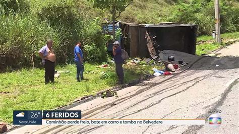 Caminh O Perde Freios Bate Em Ve Culos E Deixa Feridos Na Regi O