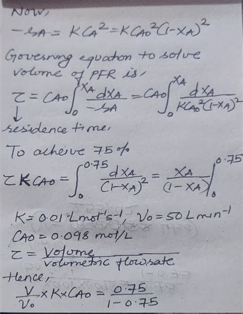 Solved The Irreversible Gas Phase Reaction A B C D Is First