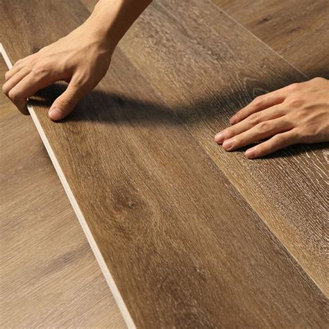 Piso Laminado 8mm SPC Vinyl Flooring Click Plank Vinyl Flooring UV Coating