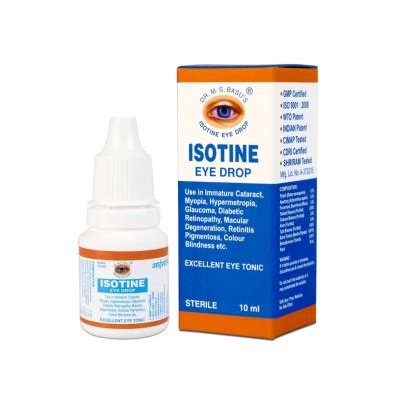 Buy Alternate Medicine And Healthcare Products Online Isotine Eye