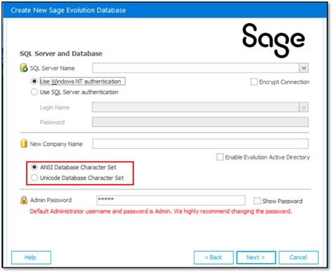 Difference Between The Unicode And ANSI Database Character Sets In Sage