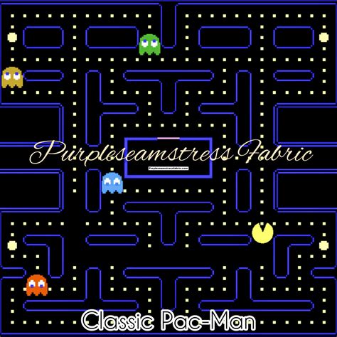 Classic Pacman – Purpleseamstress Fabric