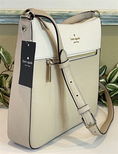 KATE SPADE LEILA SWINGPACK CROSSBODY MESSENGER BAG COLORBLOCK SAND TAN