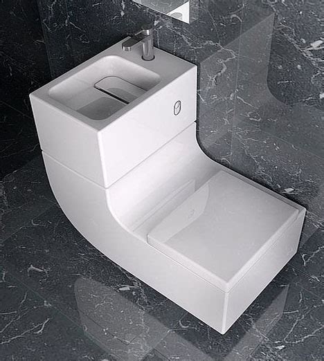 Space-Saving Sink-and-Toilet Combo | Designs & Ideas on Dornob