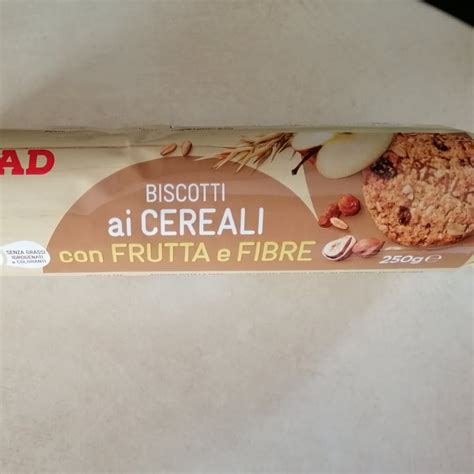 Conad Biscotti Ai Cereali Con Frutta E Fibre Review Abillion