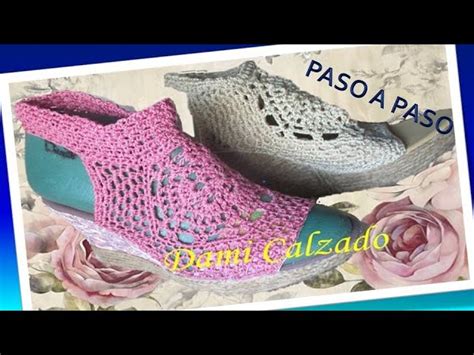 COMO Elaborar ZAPATO crochet MONTADO Y SU DISEÑO TEJIDO facilisimo