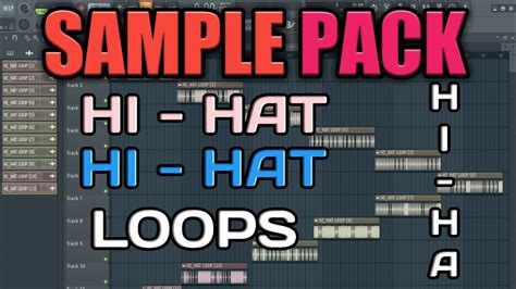 HI HAT LOOP PACK HAT LOOPS SAMPLE PACK ROYALTY FREE LOOPS PACK