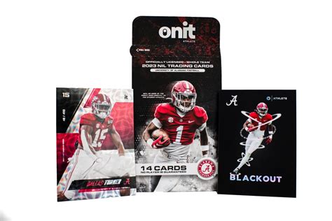 The University Of Alabama® Nil Football 2023 Trading Cards Single