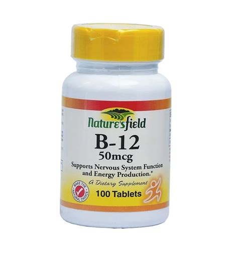 Nature S Field B 12 50mcg X100 Tabs Careforte Pharmacy