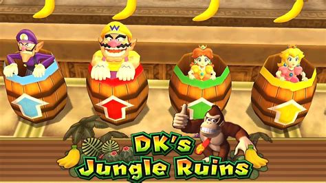 Mario Party Dk S Jungle Ruins Waluigi Master Cpu Youtube