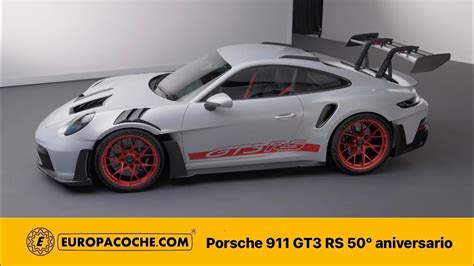 Presentaci N Del Porsche Gt Rs Que Rinde Homenaje Al Ic Nico