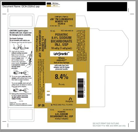 Ndc 51662 1472 1 Pediatric 8 4 Sodium Bicarbonate Injection Solution Intramuscular