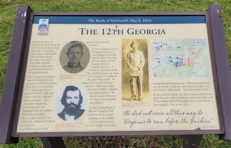 The 12th Georgia Historical Marker