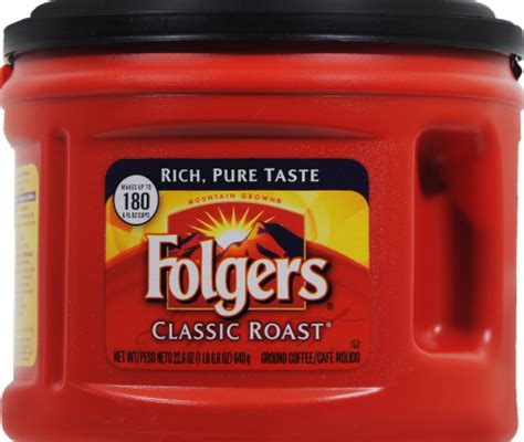 Folgers Classic Roast Ground Coffee 22 6 Oz Kroger