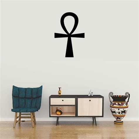 Egyptian ankh symbol | Wall decal | Wall decals, Decal wall art, Ankh ...