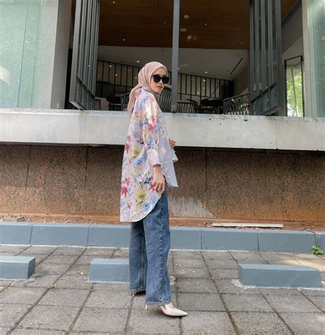 Ootd Hijab Celana Jeans Cocok Untuk Lebaran Hari Kedua