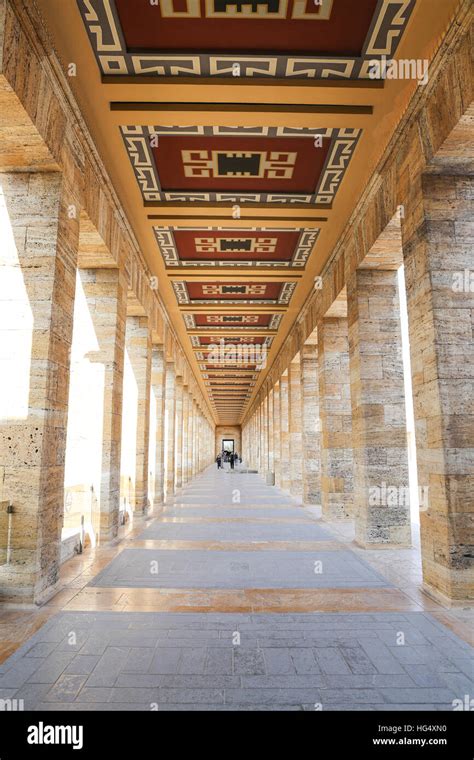 Anitkabir Mausoleum Von Mustafa Kemal Atat Rk Stockfotografie Alamy