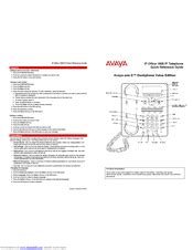 Avaya 1408 Digital Telephone Manual