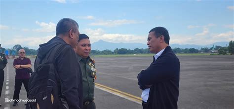 Bertolak Ke Merauke Dampingi Kunker RI 1 Mentan Amran Diantar Pangdam