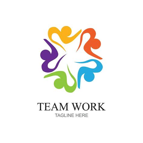 Team Work Logo Design,Together. Modern Social Network Team Logo Design ...