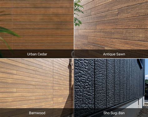 Decorative Faux Wood Façades - Modern Materials