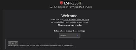 Express Instal Don T Work Vsc Issue Espressif Vscode