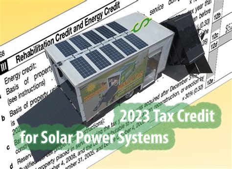 2023 Tax Credit For Solar Power Systems - Super Lawn Trucks