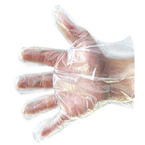 Mappa Disposable Transparent Clear Plastic Hand Gloves