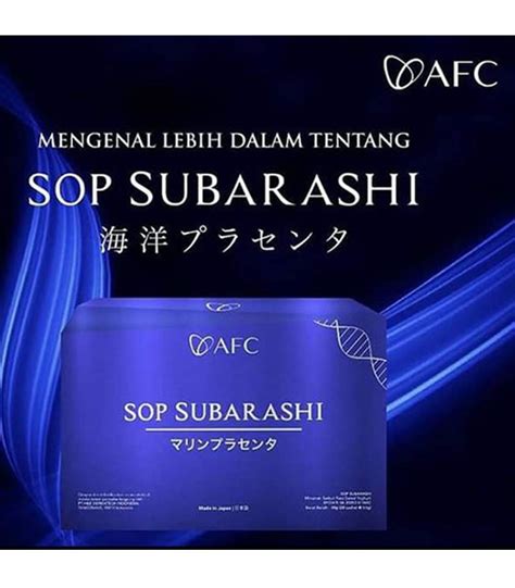 Afc Sop Subarashi Salmon Ovary Peptide 28 Sachets Japan Indobestbuy