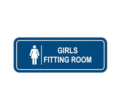 Girls Fitting Room Sign